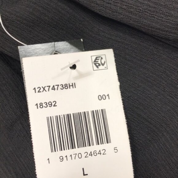 Ash & Violet Solid Cinch-Front Top - Picture 6 of 7